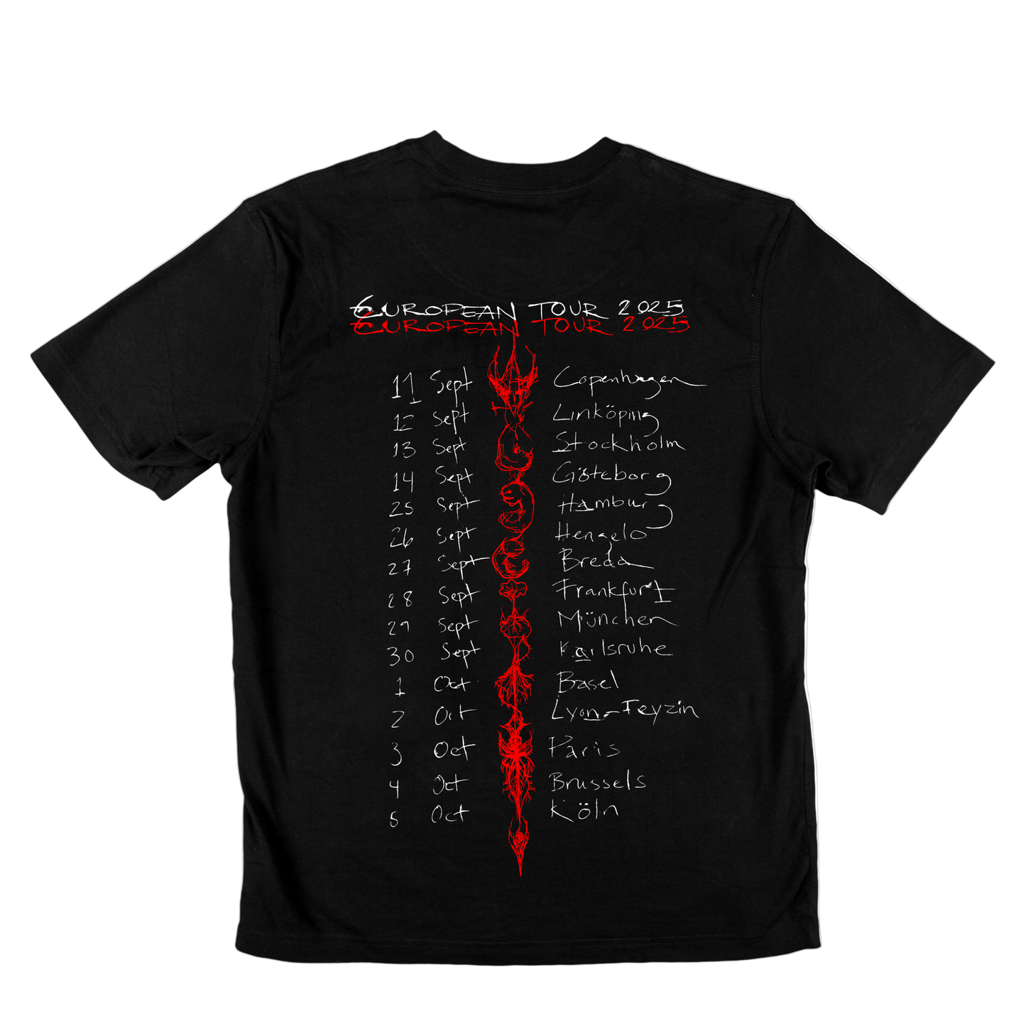 Necromancy Tour Tee 2025 100 % Cotton